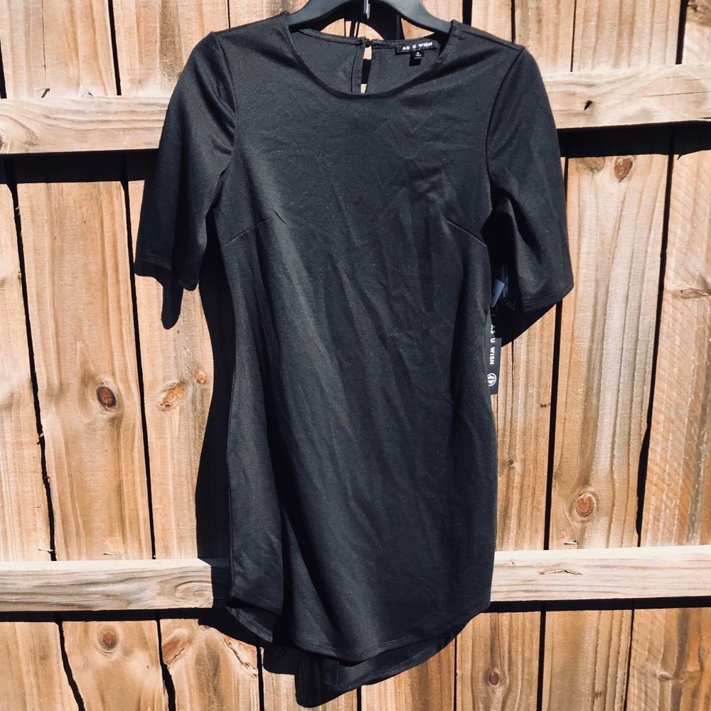 Retro Grunge Skater Rocker Girl Vibes As U Wish Black Dress Goth Whimsigoth - Picture 3 of 6